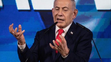 Netanyahu’s right-wing bloc wins Israeli election but he’s eight seats short of majority