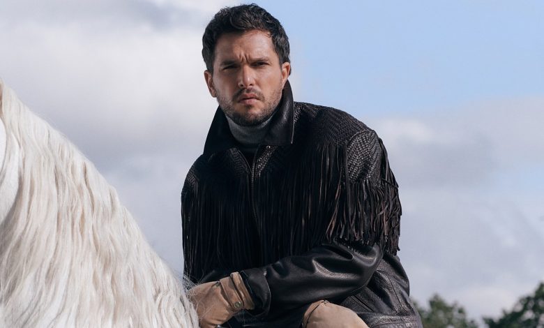 Kit Harington Hits English Countryside, Smokes a Cigar and Gives Jon Snow Vibes in Kith Campaign