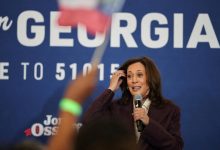 Kamala Harris opens rally for Georgia Democrat with a brutal verbal stumble